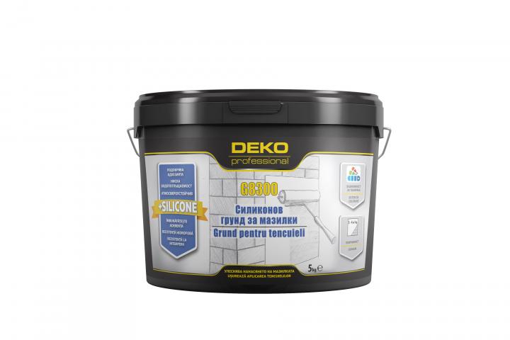 Силиконов грунд Deko Professional 5 кг, трансперантен - Грунд за мазилки