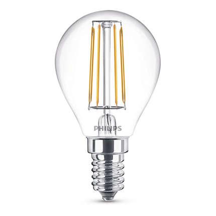 Philips LED Filament сфера E14, 4-40W, 470Lm, WW - Лед крушки е14