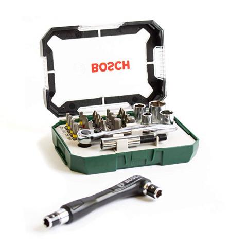 Комплект битове BOSCH 27 части с тресчотка - Комплекти ръчни инструменти
