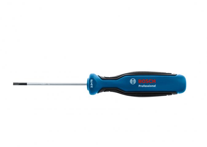Отвертка Bosch Pro SL 3.5х75 мм, снимка 3 - Прави