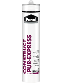 Ponal Construct PUR-Express бързосвързващо ПУ лепило за дърво 440гр - Лепила за дърво