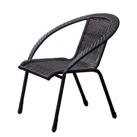 Ратанов стол Marrone, тъмно кафяво, снимка 4 - Ратанови столове