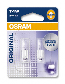 Aвто крушка T4W Osram 24V BA9s - Осветление