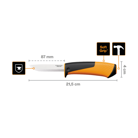Универсален нож Fiskars, снимка 5 - Триони и ножове