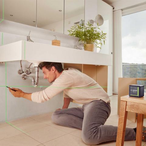 Лазерен Нивелир BOSCH QUIGO Green, снимка 3 - Лазерни нивелири