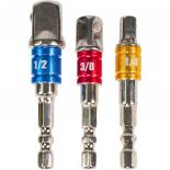 Комплект адаптери за вложки 1/4", 3/8", 1/2" Topmaster