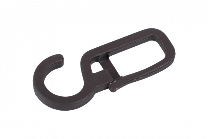 Кука пластмасова 10 бр. в пакет тъмна - Аксесоари