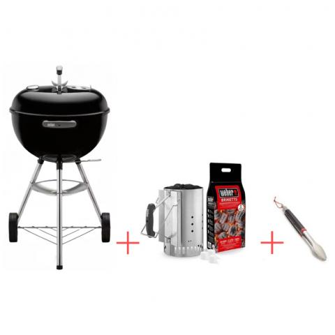 Комплект Барбекю на въглища Weber Classic Kettle 47см - Грил-камини и барбекюта