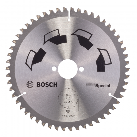 Циркулярен диск 190x2x30 Z54 BOSCH Special, снимка 2 - Циркулярни дискове