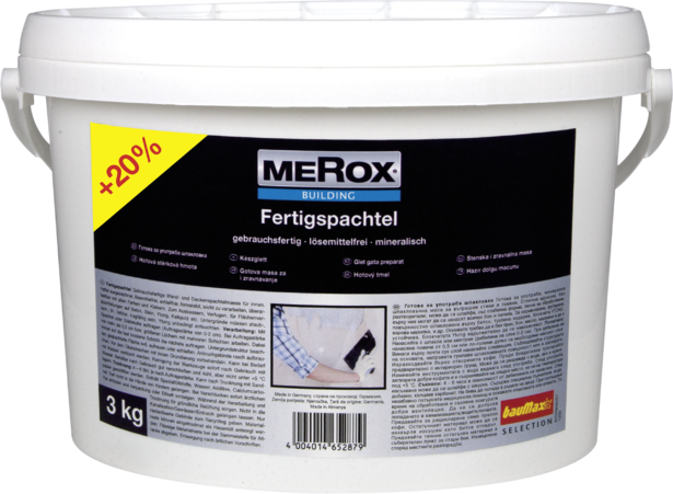 Merox шпакловка 3kg - Бели бои