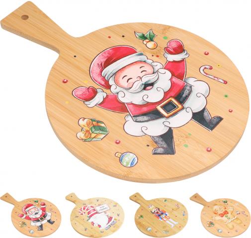 Коледна дъска за сервиране бамбук - Коледни артикули