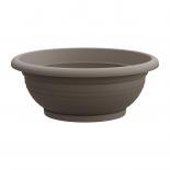 Саксия CIOTOLA ф40см, кафява, с подложка