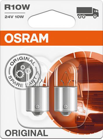 Aвт.лампа 10W Osram 24V BA15S - Осветление