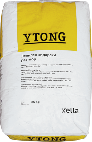 лепило за газобетон Ytong 20kg - Зидарски смеси