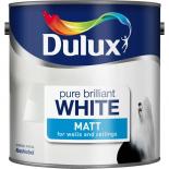 Интериорна боя  DuluxMat 2.5 л, брилянтно бяла