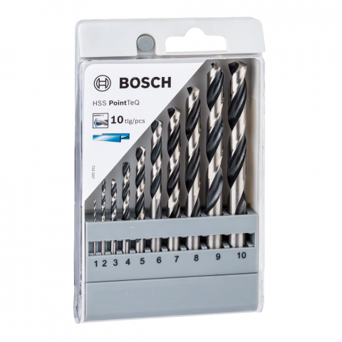 Комплект свредла за метал Bosch PointTec - 10 части - Свредла за метал