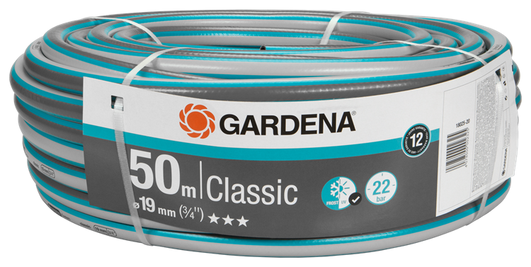 Градински маркуч Gardena Classic 3/4" 50 м. - Маркучи на ролка