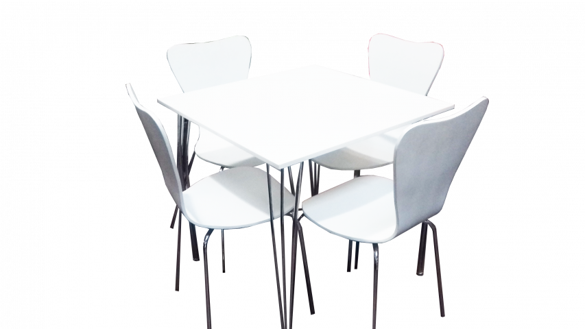 Комплект Carlo маса с 4 стола - Трапезарни комплекти