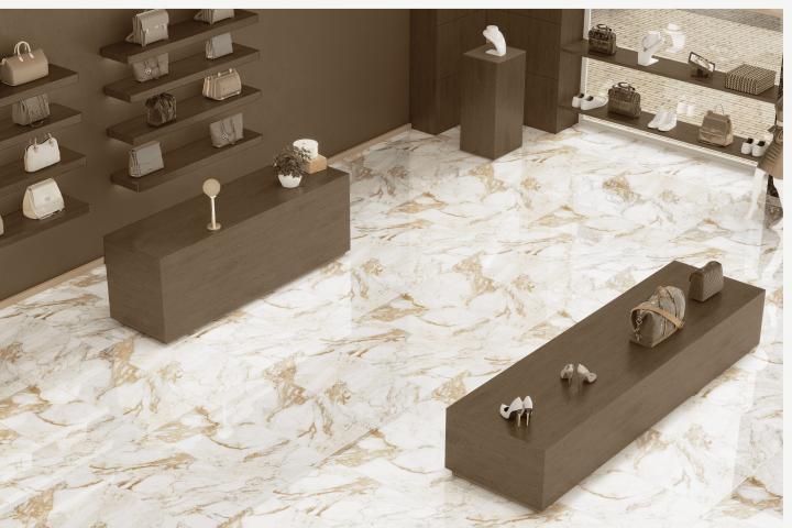 Гранитогрес Calacatta Altissimo 60x120, снимка 2 - Гранитогрес