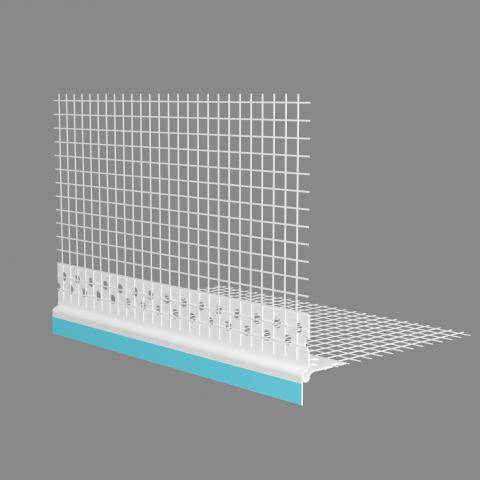 ТЕРМОФЛЕКС PVC водооткапващ профил с фолио - Аксесоари за фасада