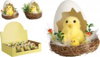 Пиле в яйце и гнездо 10сн
