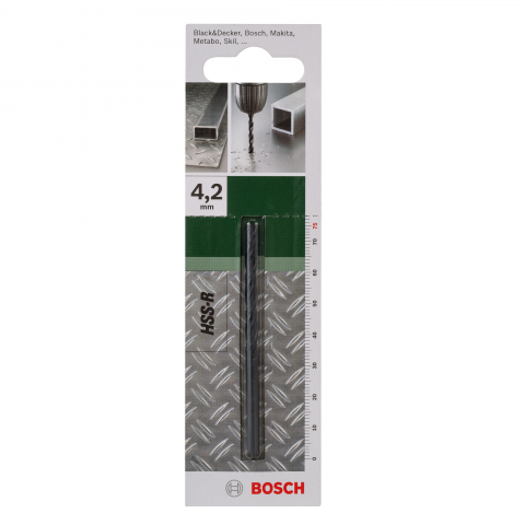 Свредло HSS-R Bosch 4.2х43х75 мм - Свредла за метал