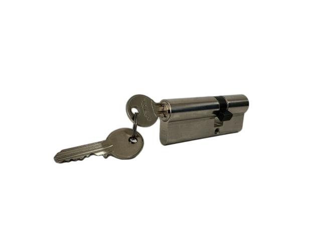 Ключалка Метал 30/60 ДИН, никел - Патрони