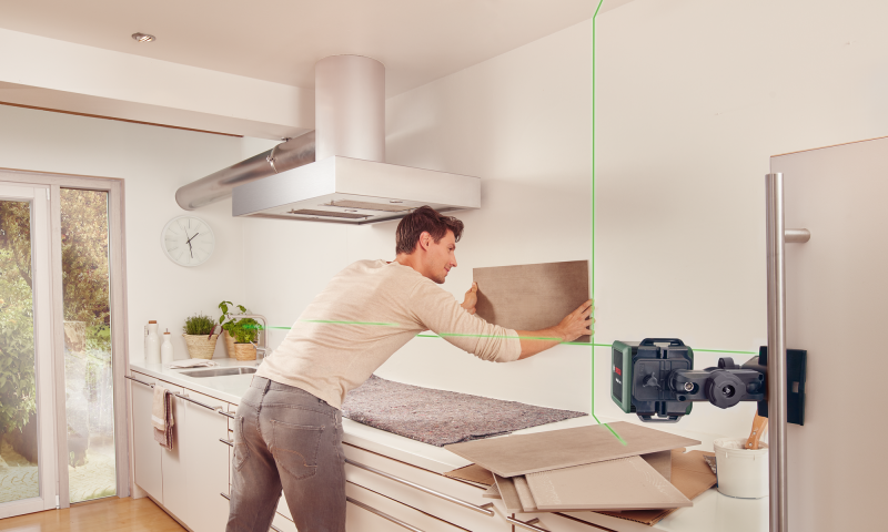 Лазерен нивелир Bosch Quigo Green ll, снимка 5 - Лазерни нивелири