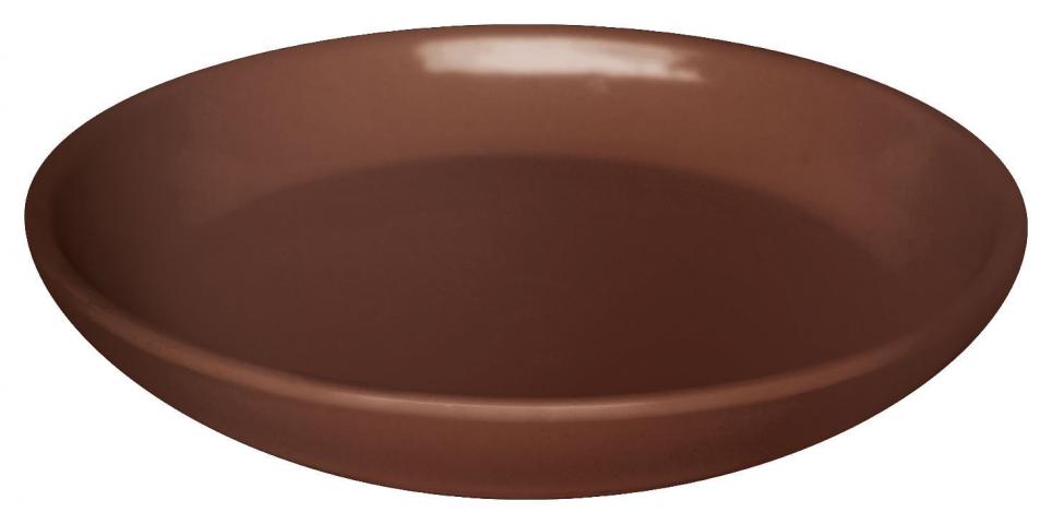 Подложка за саксия Прованс 22 см кафява - Керамични подложки