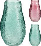 Стъклена ваза ф14 см, H25 см