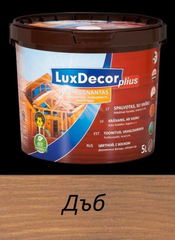 Импрегнатор Luxdecor 1 л дъб - Импрегнатори за дърво