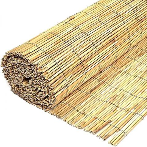 Естествено покривало за огради тип тръстика/бамбук Лукс модел CINA Височина Н=2.0m x дължина L=3.0 m - Оградни мрежи