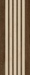 Декор Лучия Стрипс 20x50 кафяв