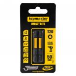 Накрайници ударни TX20 Topmaster 50 мм 2 бр