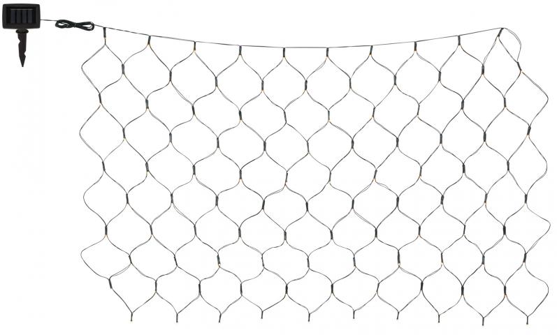 Соларна мрежа, 1100x900mm, 100x LED0.06W 3.2V, 3000K - Соларни лампи
