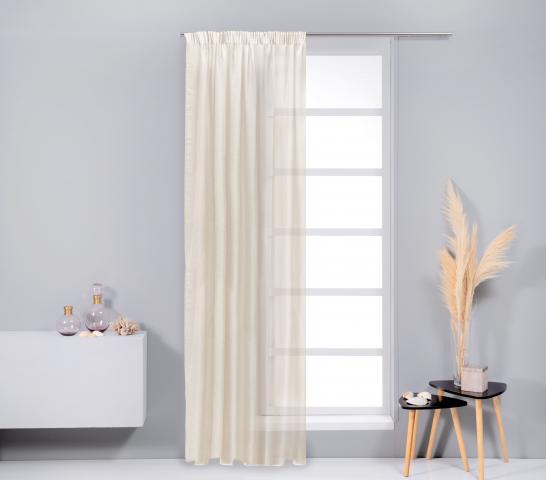 Готово перде Mandolin Tape 140х260 см екрю - Готови пердета