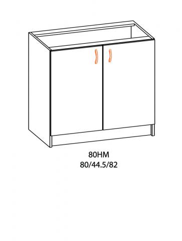 Шкаф за мивка Оля В80x44.5x82 см, снимка 2 - Модулни кухни с онлайн поръчка