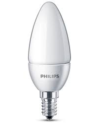 LED лампа Philips свещ - Енергоспестяващи крушки е14