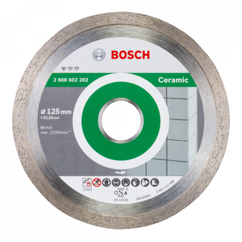 Диамантен диск Bosch Ceramic 125 мм, снимка 2 - Диамантени дискове