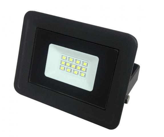 LED прожектор 10W 2700K IP65 черен - Led прожектори