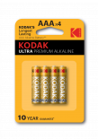 Алкална батерия Kodak ULTRA PREMIUM LR03/AAA 1.5V 4бр.блистер