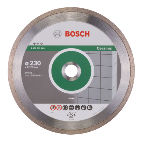 Диамантен диск Bosch Ceramic 230 мм, снимка 2 - Диамантени дискове