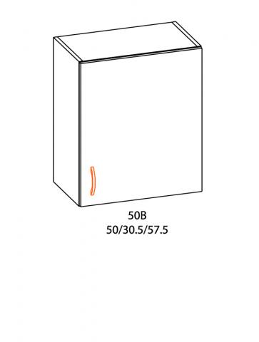 Горен шкаф с една врата Алина 50см ЕЛША - Модулни кухни с онлайн поръчка