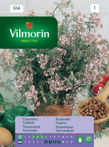 Кориандър култивиран - Вилморин - Семена за билки и подправки