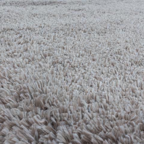 Килим Fluffy Beige Ф80 см, снимка 3 - Килими