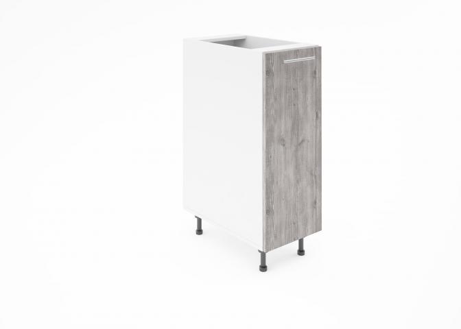 Крафт D1 долен шкаф с една врата 30см, дарк арамо - Модулни кухни с онлайн поръчка