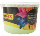 Интериорна боя Profix 3 л Зелена ябълка