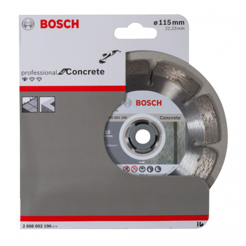 Диамантен диск Bosch Concrete 115 мм - Диамантени дискове