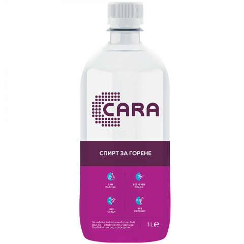CARA спирт за горене 1л - Спирт