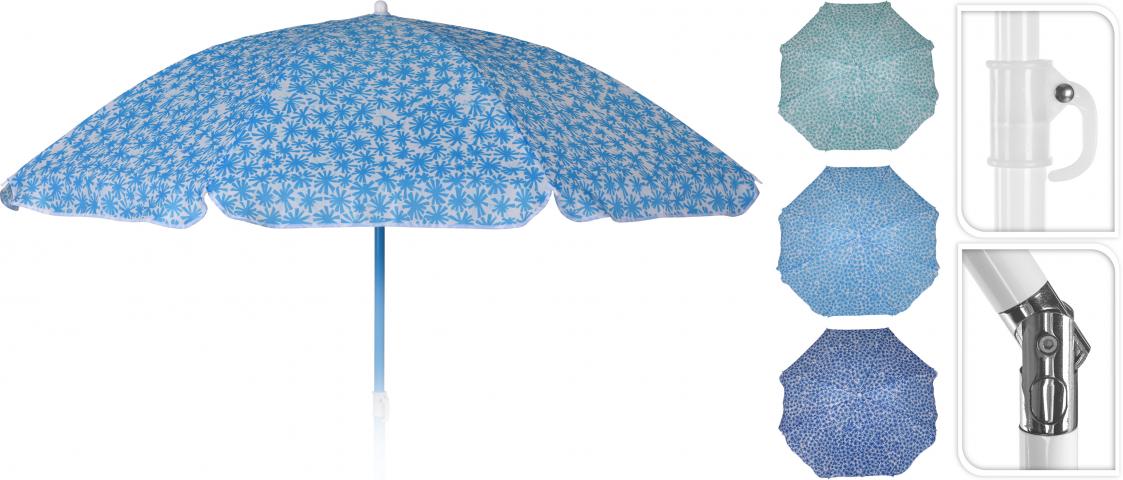 Плажен чадър "Глухарчета",176см, д155см, 3 дизайна - Плажни чадъри